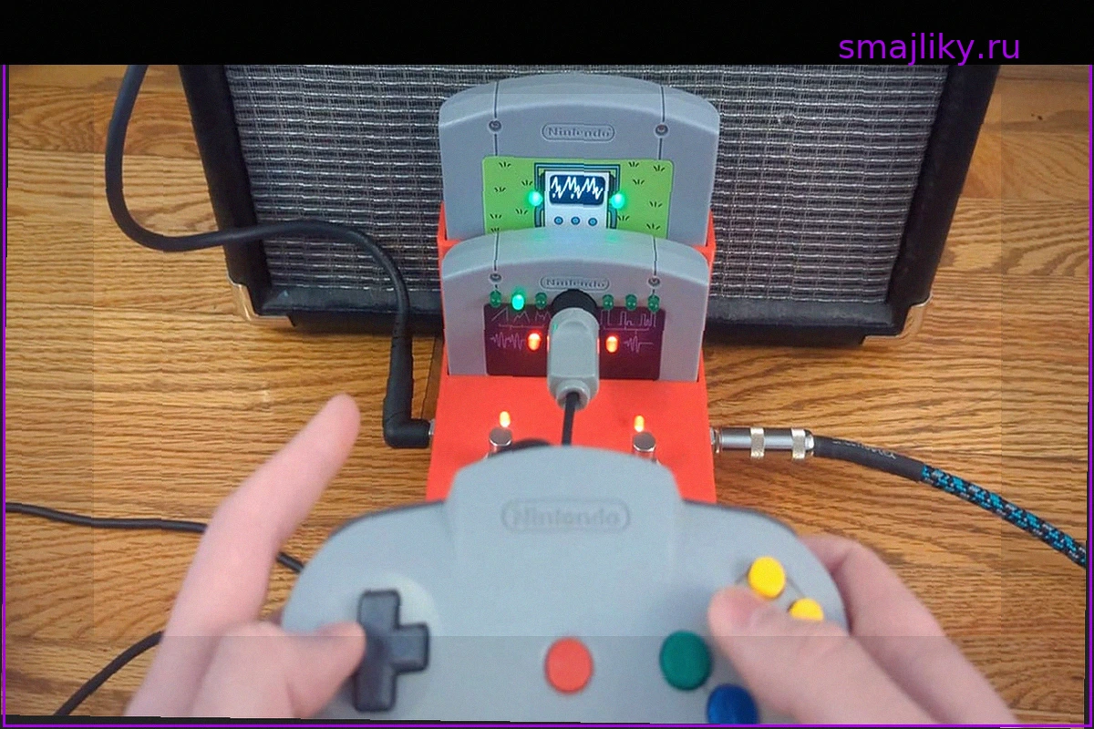Превратите контроллер N64 в музыкальный инструмент с помощью этой гитарной педали эффектов