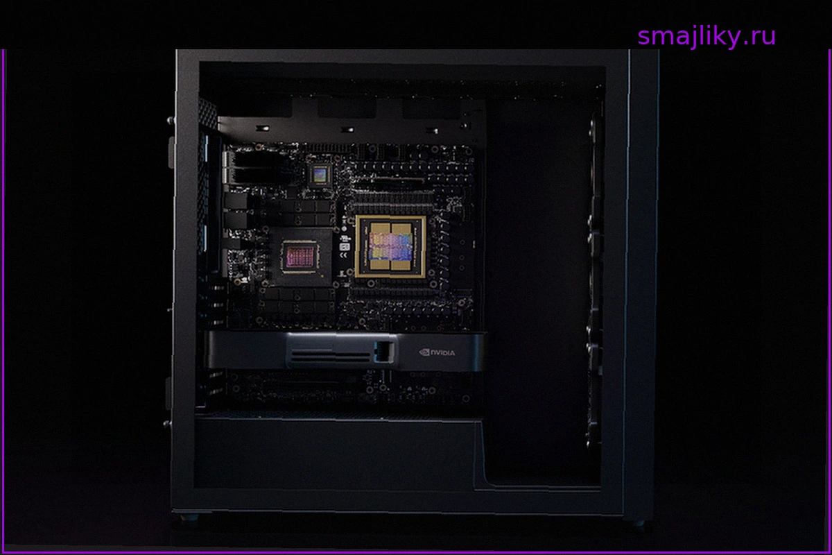 Nvidia Представила Настольный Суперкомпьютер DGX Station для Windows с Чипом GB300 и Памятью 748 ГБ