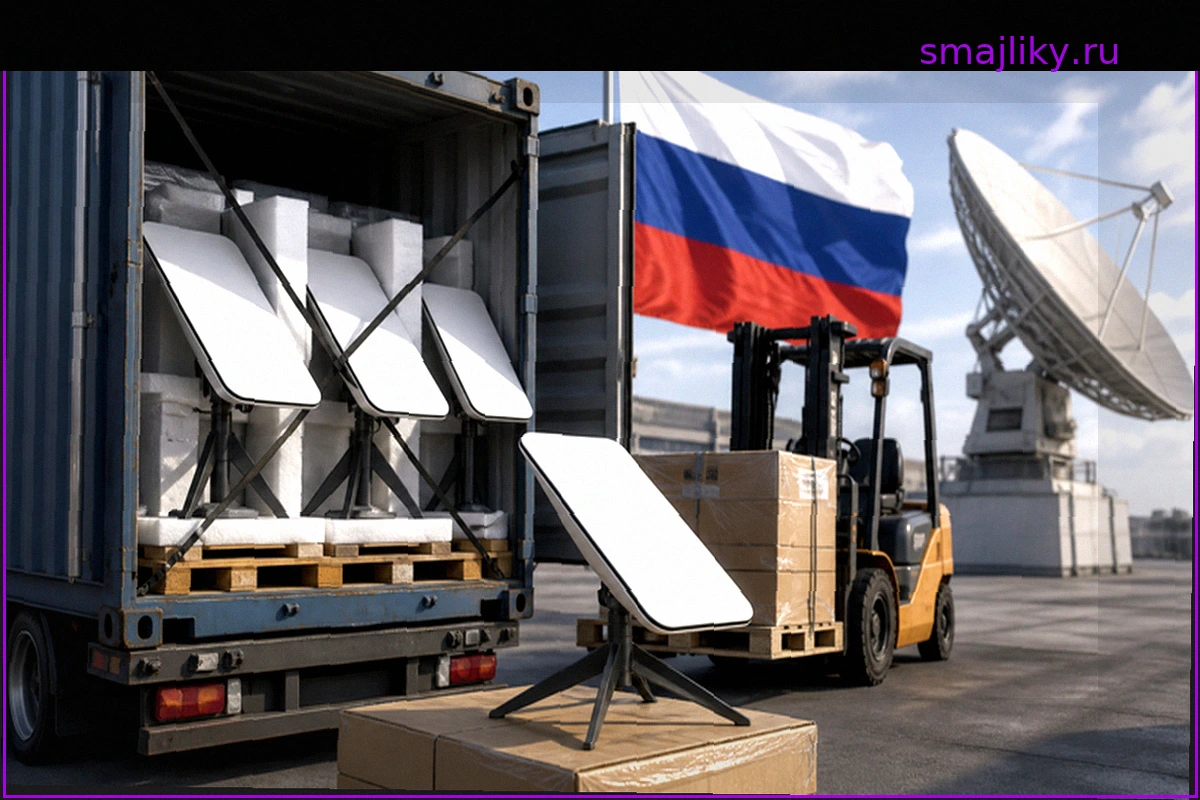 В России временно запрещен ввоз спутниковых терминалов, включая Starlink