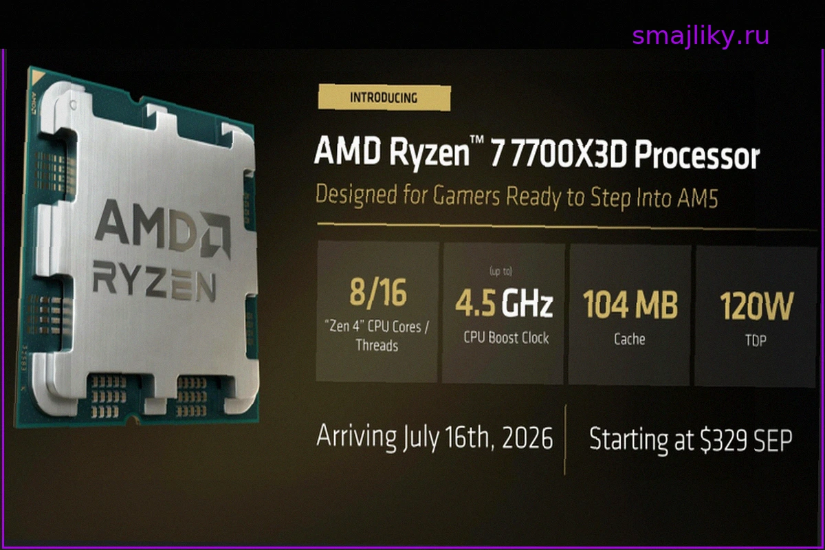 AMD расширяет поддержку AM5 до 2029 года и выпускает Ryzen 7 7700X3D – самый доступный X3D-процессор