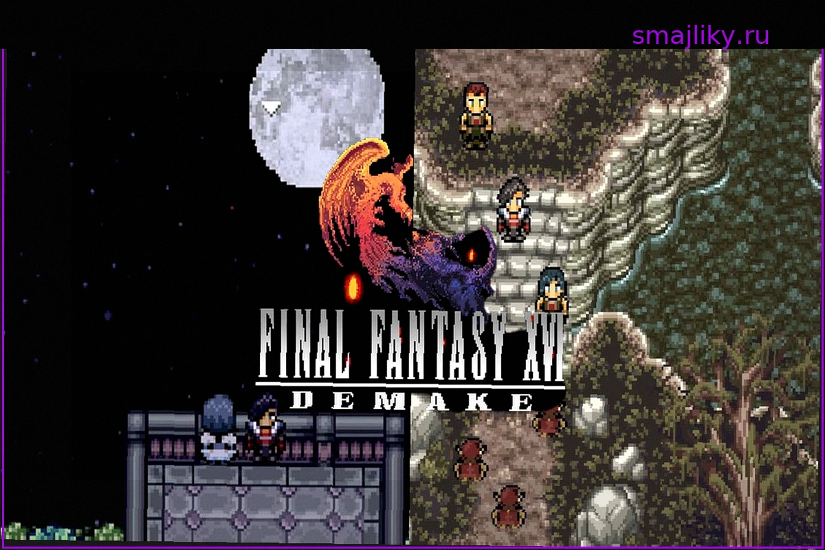 Final Fantasy XVI Переосмыслена как Игра для SNES в Новом Демейке