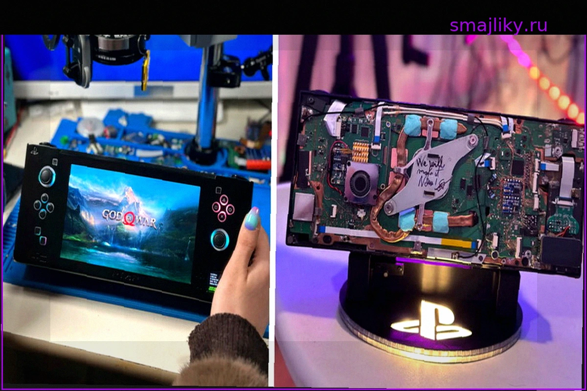 Моддер превратил PlayStation 4 Slim в портативную консоль с 7-дюймовым OLED-экраном