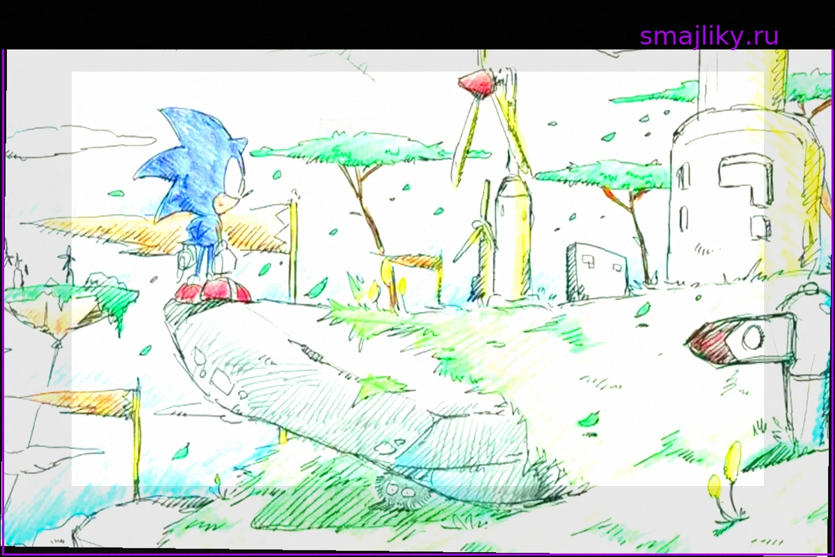 SEGA представила ранее не публиковавшиеся концепт-арты Sonic Adventure 1998 года